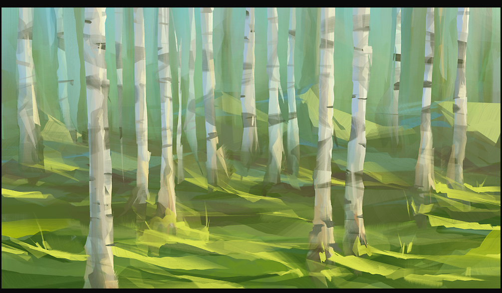 Joachim Kelz - Birch Forest